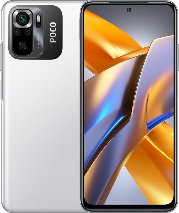 Xiaomi Poco M5s (64 GB, Weiss, 6.42", Dual SIM, 64 Mpx, 4G)