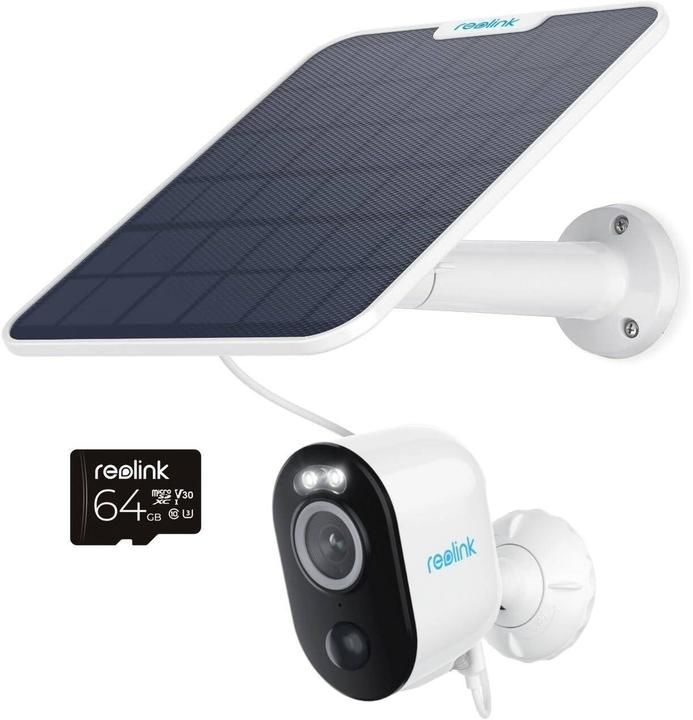 Image du produit Reolink Argus Series B330+Solar Panel+64GB SD Card-5MP (2592 x 1920 pixels)
