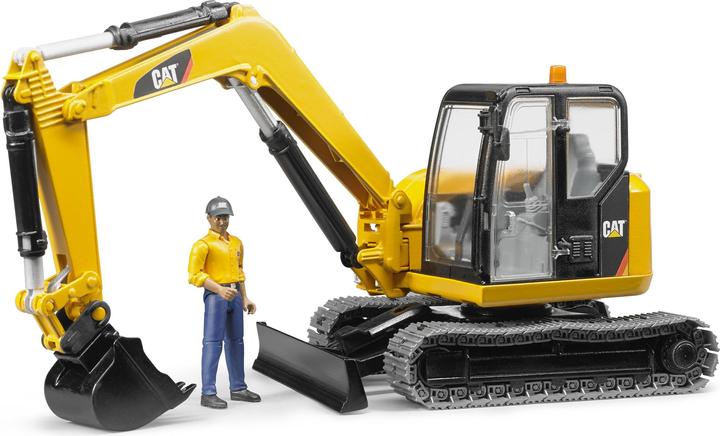 Immagine prodotto Bruder Mini escavatore Cat con operaio edile