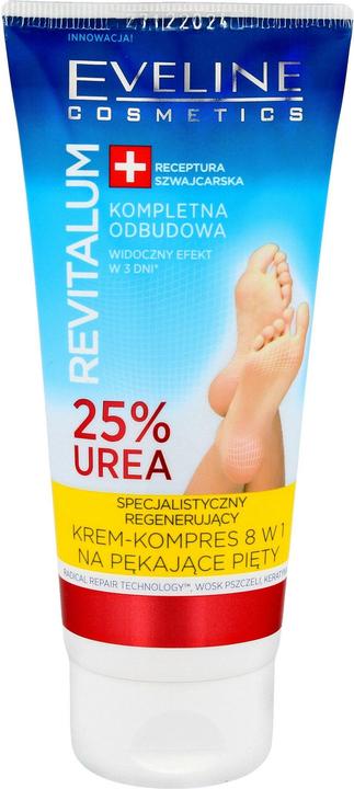 Eveline Revitallum complete restoration cream-compress 8in1 for cracking heels 100ml (Fussdeodorant & -puder, 100 ml)
