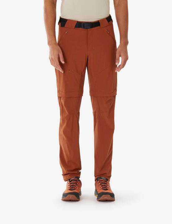 Quechua Zip-Off-Hose Herren Wandern - MH500 braun (XL)