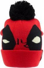 Actual product image Heroes Inc Marvel Comics - Bonnet à Pompon Noir et Rouge Deadpool