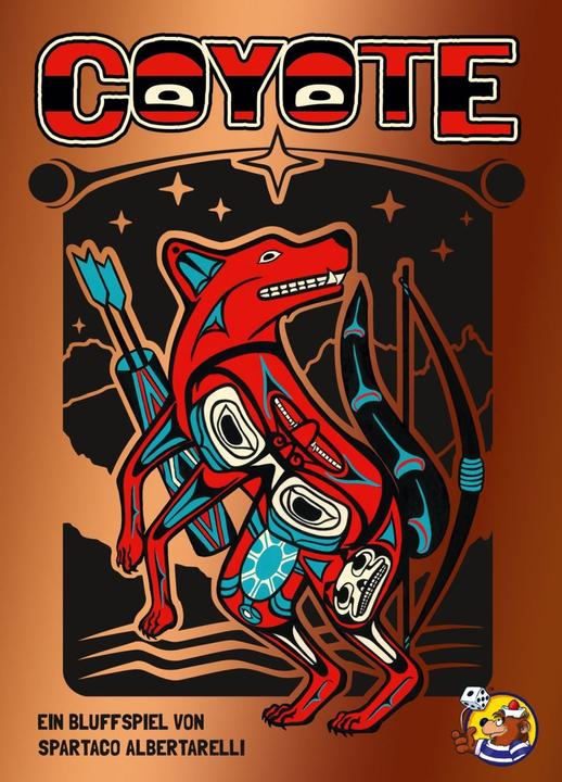 Actual product image HG008 - Coyote - Card game, for 3-6 players, from 10 years (DE Edition) (German)