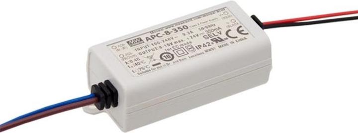 Actual product image MeanWell LED DRIVER - CONSTANT CURRENT - 1 OUTPUT - 350 mA - 8.05 W