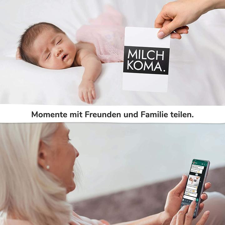 Actual product image Simon & Jan Milestones baby (German)