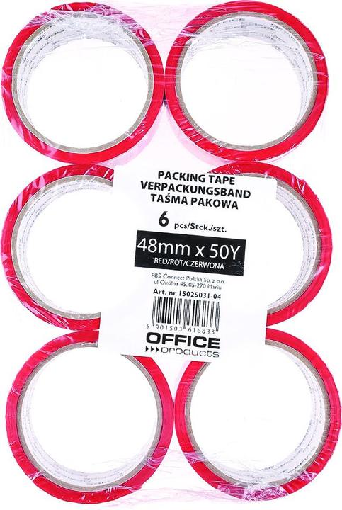 Image du produit Office Products Ruban d'emballage, 48mm x 50y, 36mic, ean pour 1 pc, vert (48 mm)