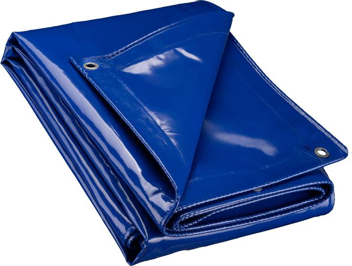 Image du produit Wiltec Bâche de couverture résistante aux intempéries bleu 4x7m bâche de jardin en polyester 650g/m² bâche