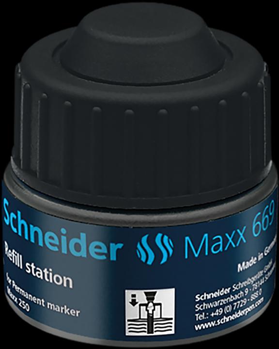 Actual product image Schneider Permanent marker refill station 669 black (Refill unit, Black)