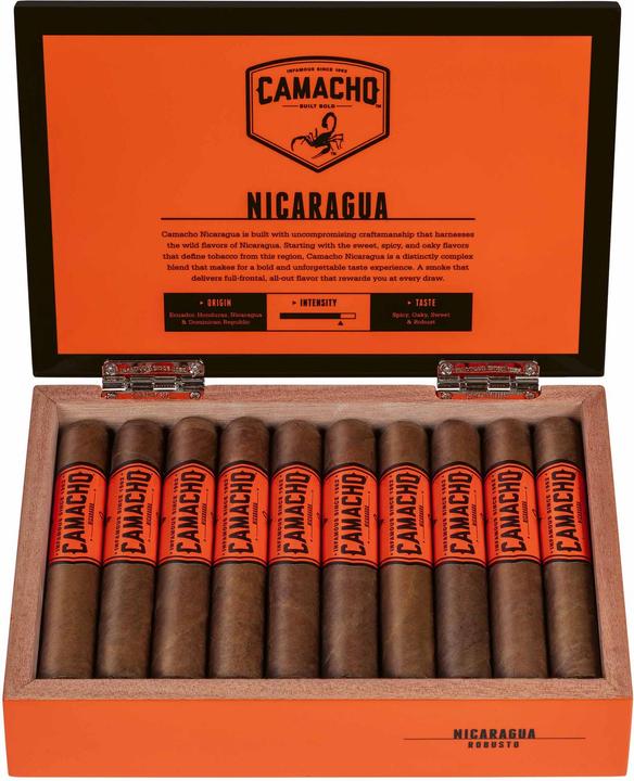 Produktbild Camacho Nicaragua Robusto (Parejo)