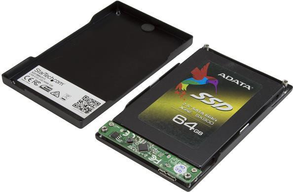 Actual product image StarTech USB 3.1 Singledrive Enclosure (2.5")
