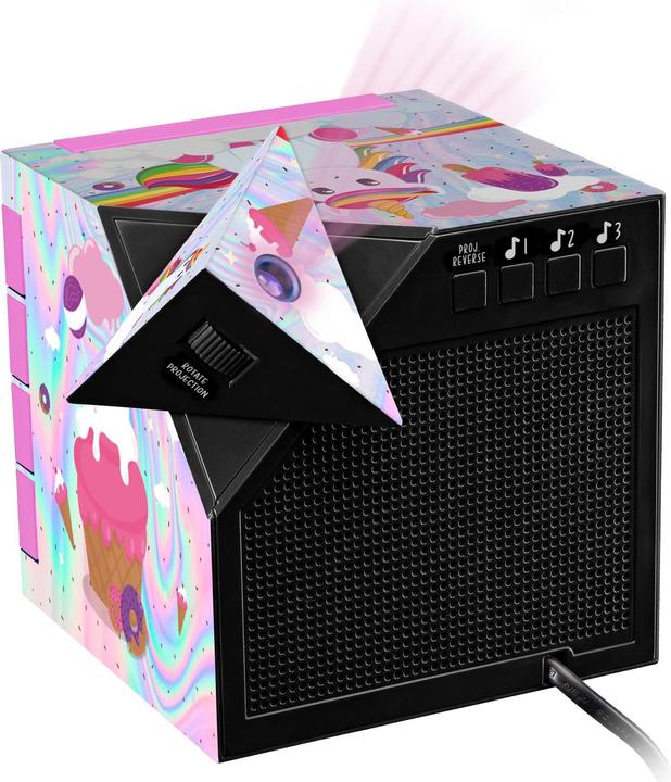 Actual product image Bigben Kids Alarm Clock R70 Unicorn 3 (w. projector)