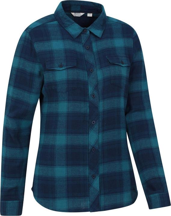 Actual product image Mountain Warehouse Womens/Ladies Willow Flannel Shirt (36 D)