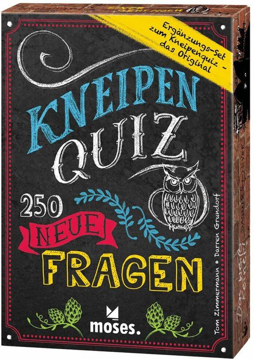 Actual product image Pub quiz - brand new questions (German)
