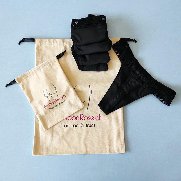 Immagine prodotto Bonbon Rose Confezione da 5 mutandine mestruali (3XL)