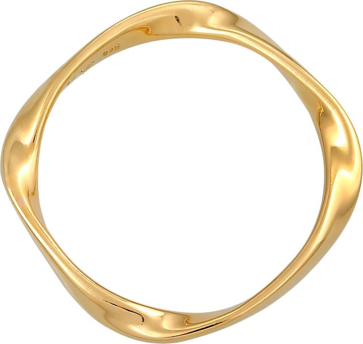 Produktbild Elli Ring Bandring Gedreht Stapelring Basic 925 Silber (58, 925 Silber)