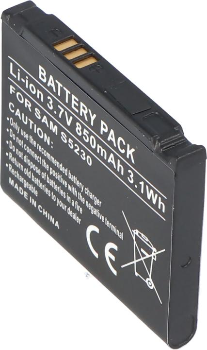 Produktbild AccuCell Akku Samsung S5230, S5230 Star, AB483640CU, AB603443CE, AB603443CUCSTD
