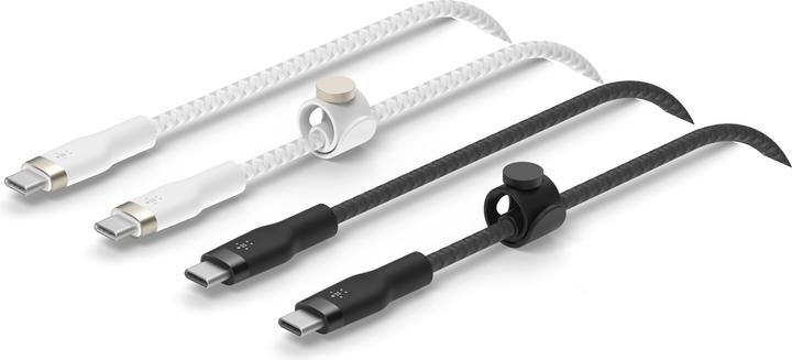 Belkin USB-C vers USB-C Silicone Braide 1m Twin (1 m, USB 2.0, 60 W)