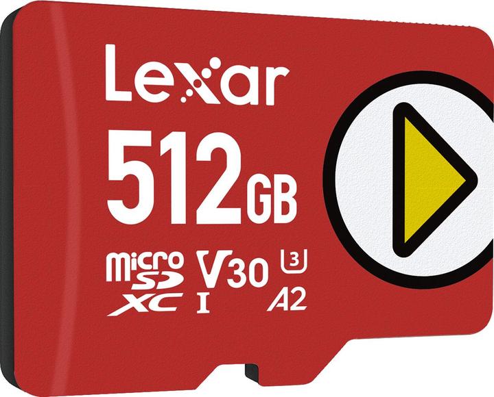 Image du produit Lexar Play (512 Go, microSDXC, U3, UHS-I)