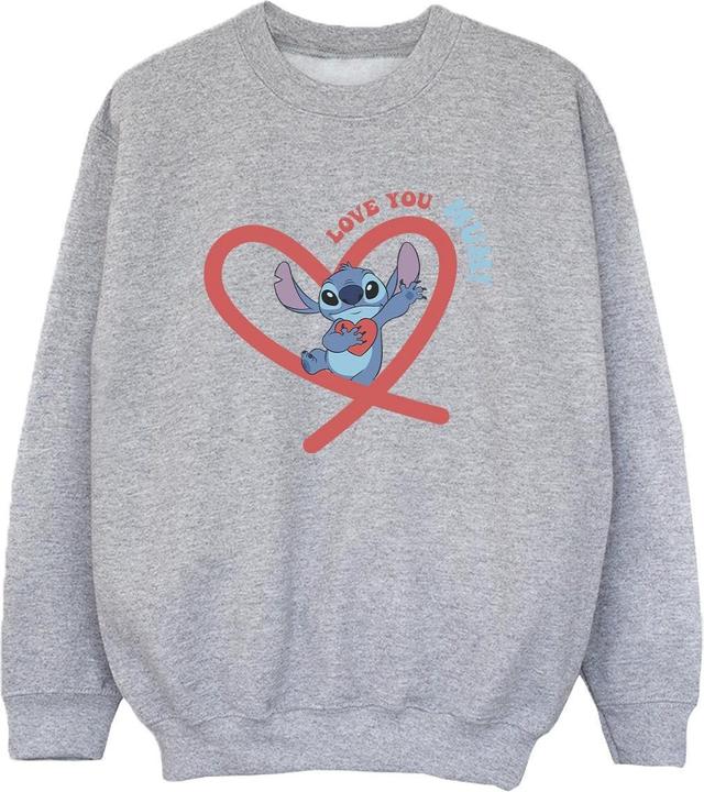 Disney Lilo & Stitch Love You Mum Sweatshirt Jungen