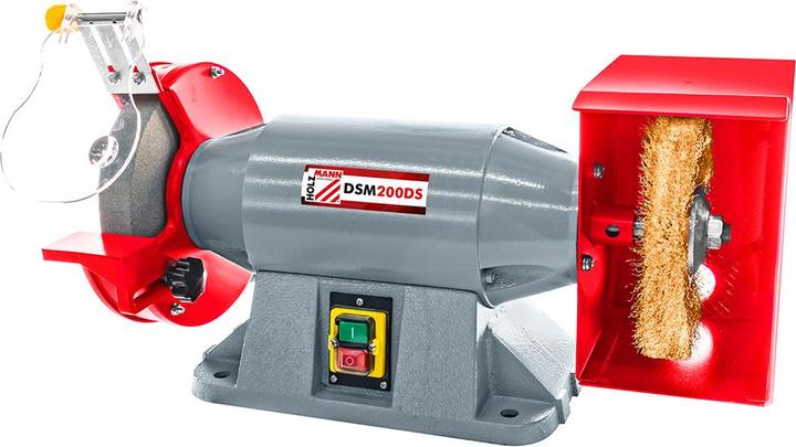 Produktbild Holzmann Doppelschleifbock mit Drahtscheibe (900 W)