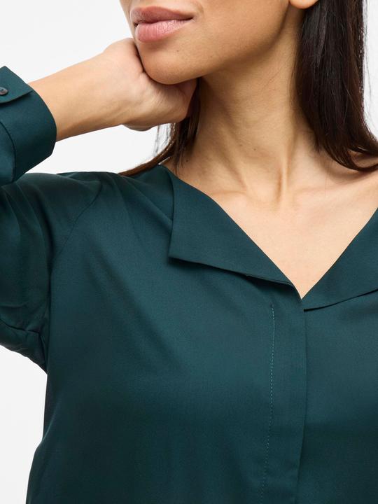 Image du produit Vila Chemise à col fendu High Low (XS)