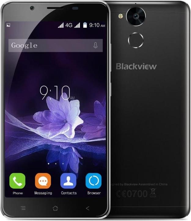 Blackview P2 (64 GB, Mat Black, 5.50", Hybrid Dual SIM, 13 Mpx, 4G)
