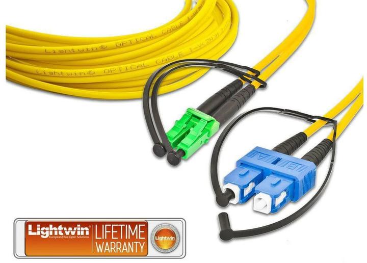 Image du produit Lightwin Câble de raccordement FO duplex (CAT6, 5 m)