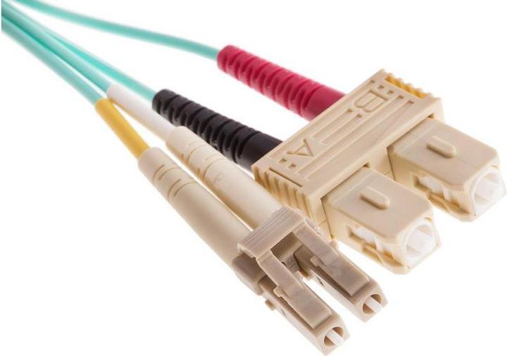 Image du produit Rs Pro Patchcord Multi Duplex LC - SC Aqua 1m (1 m)