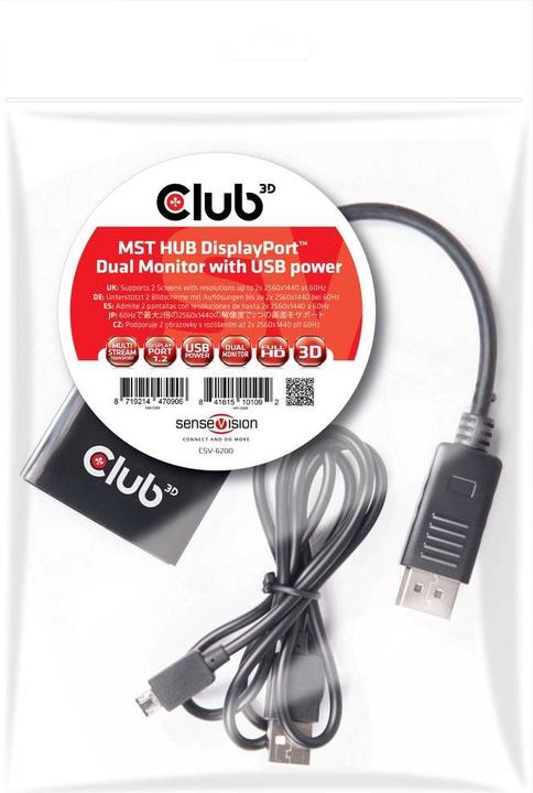 Produktbild Club 3D SenseVision MST