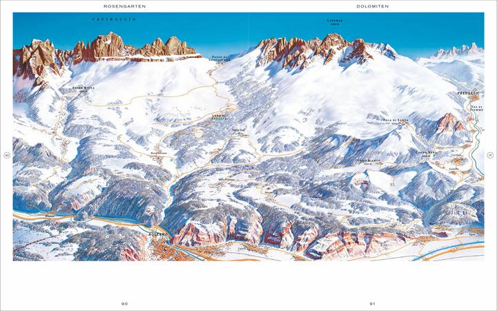 Actual product image Alps. The art of the panoramic map (German, Tom Duration, 2024)