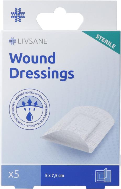 Livsane Sterile Wound Dressings (5 x)