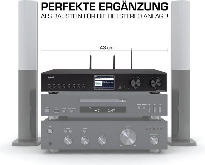 Produktbild Imperial DABMAN i510 BT (DAB+, FM, UKW, Internetradio, WLAN, Bluetooth)