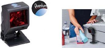 Produktbild Honeywell QuantumT 3580, 1D, Kit (USB), schwarz Präsentationsscanner, Retail, 1D, Laser, omnidirektional, IR-B (1D-Barcodes)