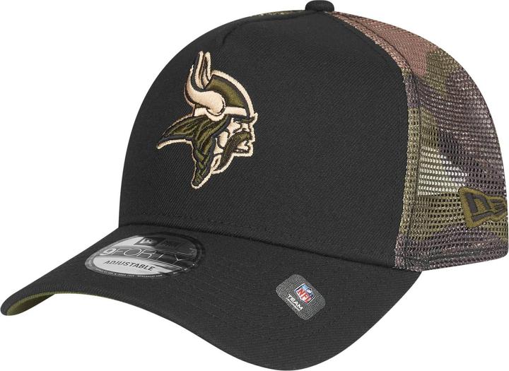 Produktbild New Era Snapback Trucker Cap - Minnesota Vikings wood camo (One Size)