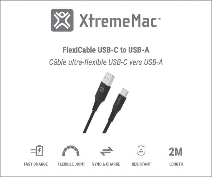 Actual product image XtremeMac Flexi USB-C to USB-A (1 m, USB 3.0)
