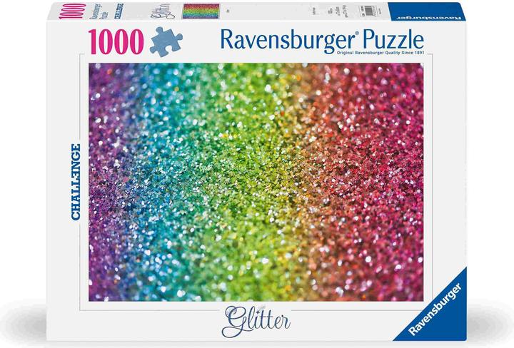 Produktbild Ravensburger Challenge Puzzle 12000116 - Glitzer - 1000 Teile Puzzle für Erwachsene und Kinder ab (1000 Teile)