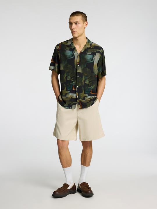 Actual product image Selected Homme Gemustertes Kurzarmhemd (M)