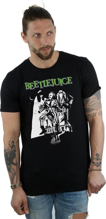 Produktbild Beetlejuice Mono Poster TShirt (L)
