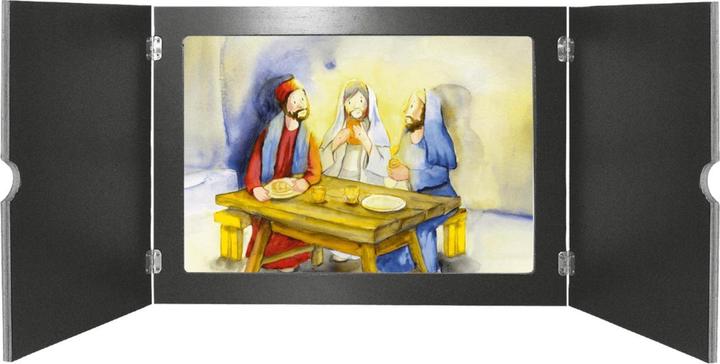 Produktbild Jesus-Geschichten für die Erstkommunion-Vorbereitung. Kamishibai Bildkartenset (Deutsch, Alfons Friedrich SDB, Anja Hirschberger, 2021)