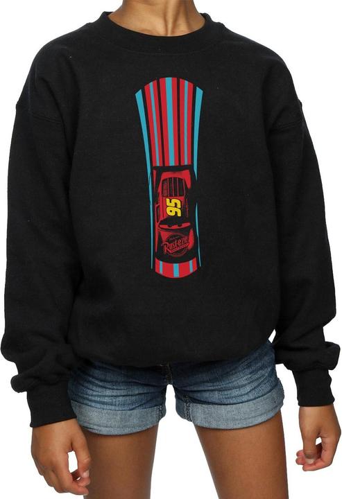 Immagine prodotto Disney Cars Lightning McQueen Stripes Felpa Ragazze (140, 146)