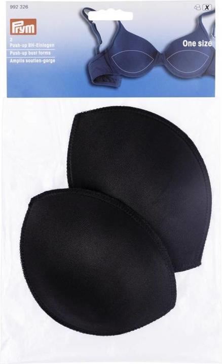 Immagine prodotto Prym Inserti per reggiseno push-up, nero taglia M, L - confezione da 2 pezzi.