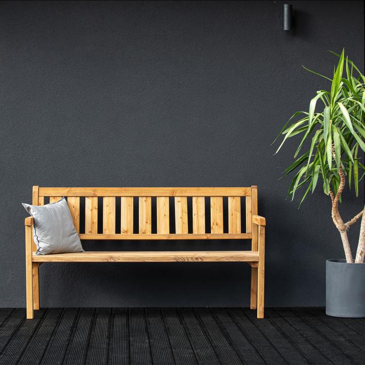 Image du produit Axi Charlotte Banc de jardin en bois 170 cm - Marron