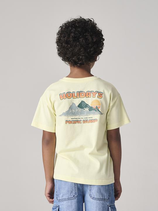 Immagine prodotto Vertbaudet Jungen T-Shirt mit Motiv vorn und hinten, mit Recycling-Baumwolle (158)