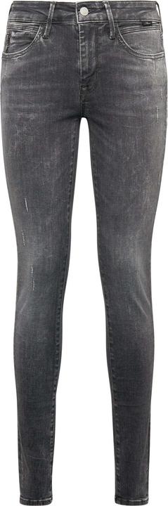 Mavi Adriana Jeans Skinny dark grey distressed glam