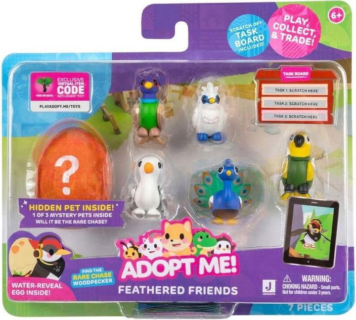 Produktbild Adopt Me 6 Figure Pack - Feathered Friends