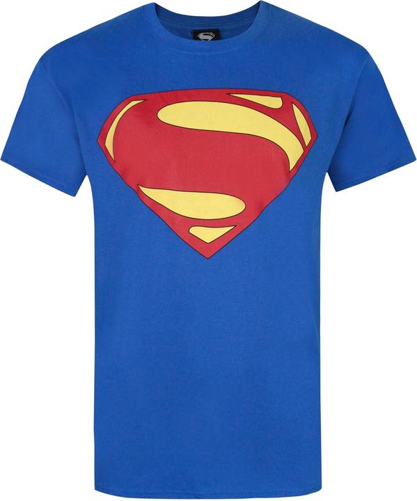 Superman Man Of Steel Logo TShirt (S)