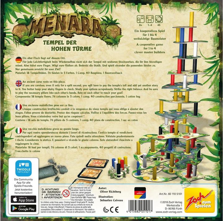 Produktbild Zoch Menara (Deutsch, Französisch, Italienisch, Englisch)
