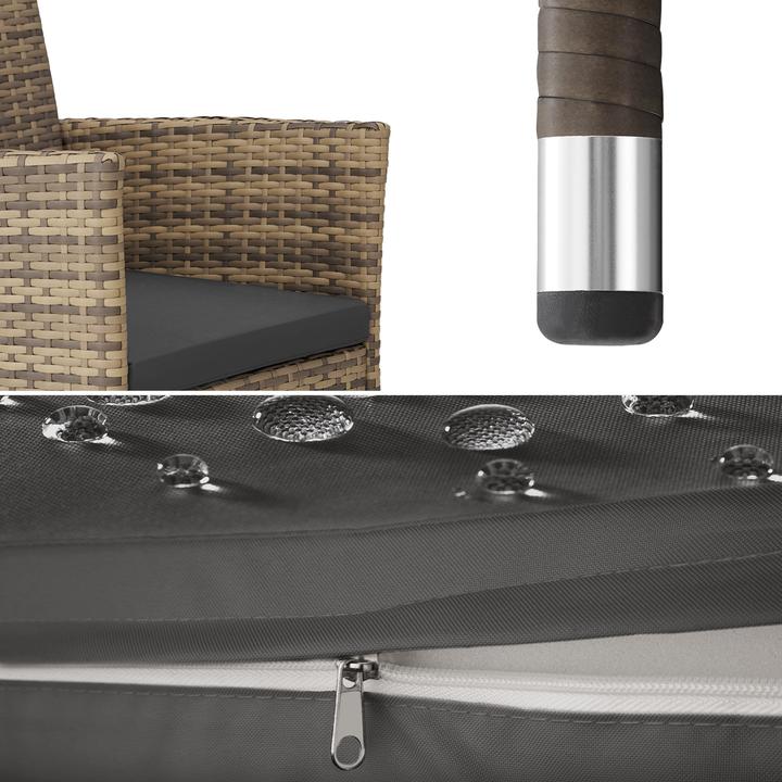 Produktbild tectake 2 Rattansessel