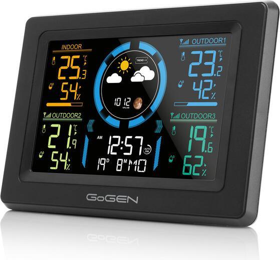 Image du produit GoGen Station météo ME 3397 noire