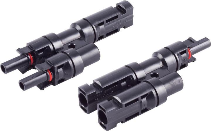 Produktbild Shiverpeaks ®-PV4 T-Adapter Set, 2/1, IP68, 1.5kV, schwarz